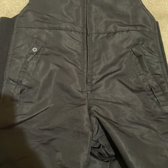 Magellan Outdoors Ski Snow Pants Bibs Overalls Jumper Black Youth Size Small - Picture 7 of 12